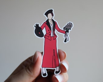 Funny Girl Sticker: Broadway Musical, Waterproof Matte Vinyl