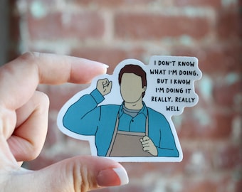 Andy Dwyer Sticker: Parks and Rec Quote, Waterproof Matte Vinyl