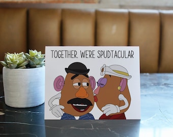 Mr. and Mrs. Potato Head Anniversary Card: Spudtacular Toy Story