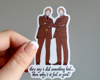 I Did Something Bad Sticker - Waterproof Vinyl HP & TS Fan Art