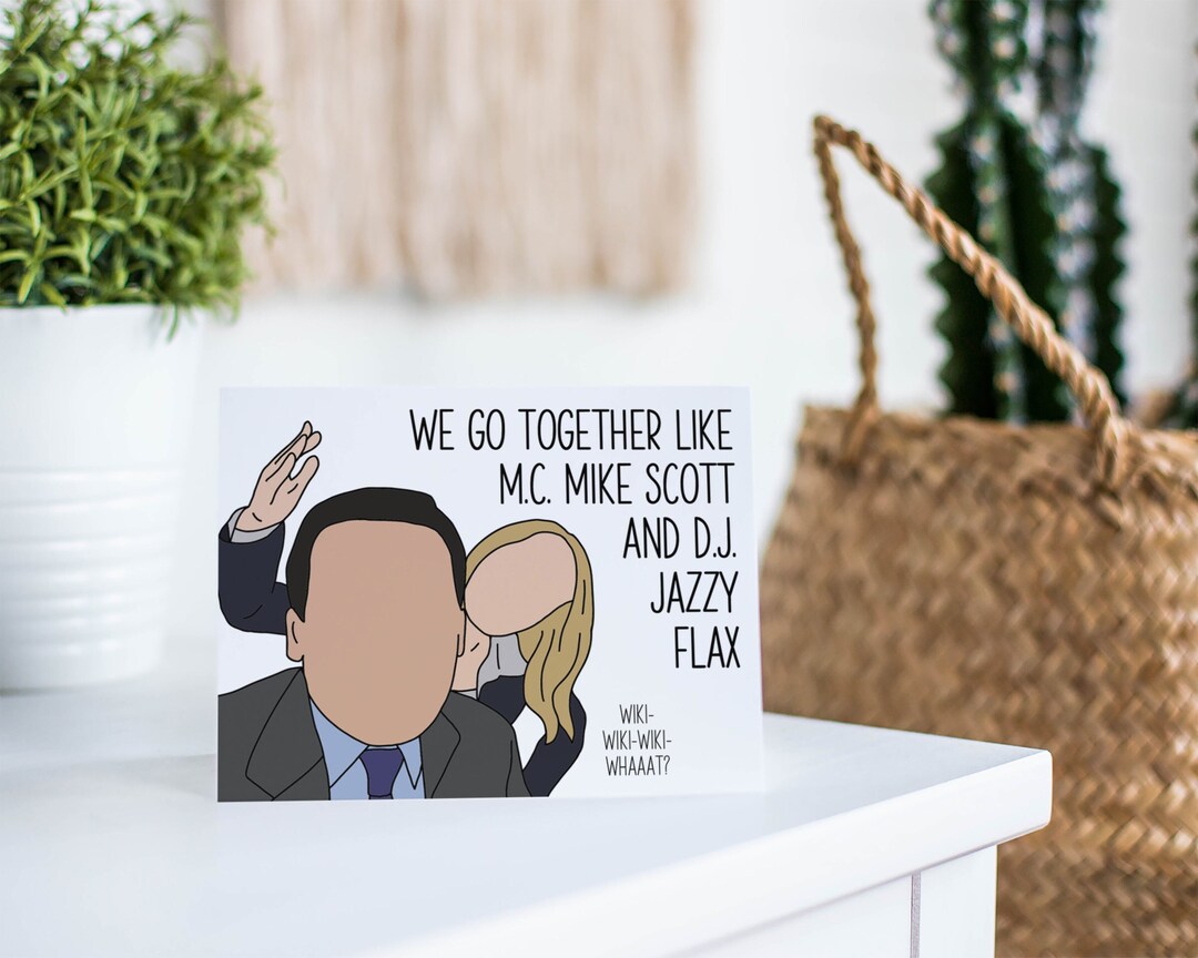 Michael Scott Card: the Office Greeting Card - Etsy