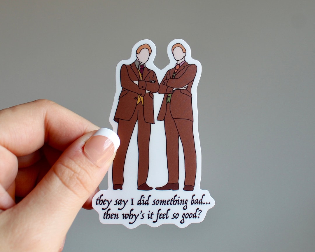 I Did Something Bad Sticker - Waterproof Vinyl HP & TS Fan Art - Etsy