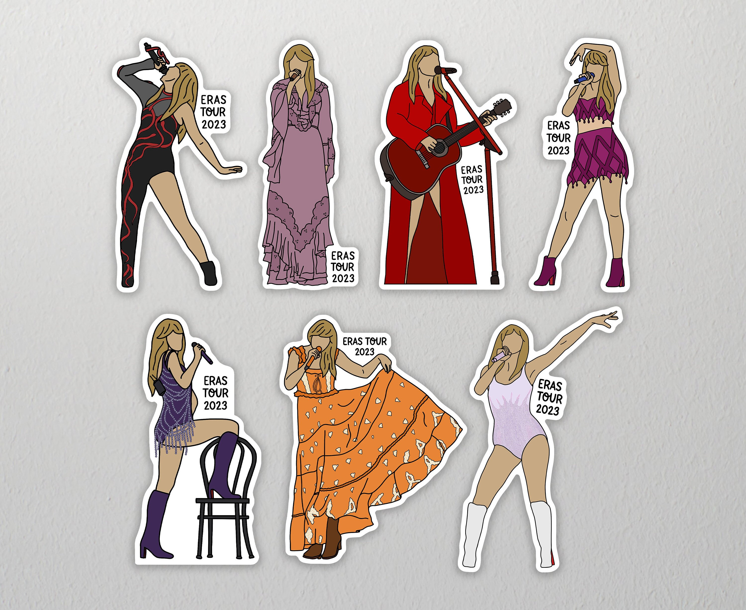 Eras Tour Ticket Sticker, Taylor Swift Sticker