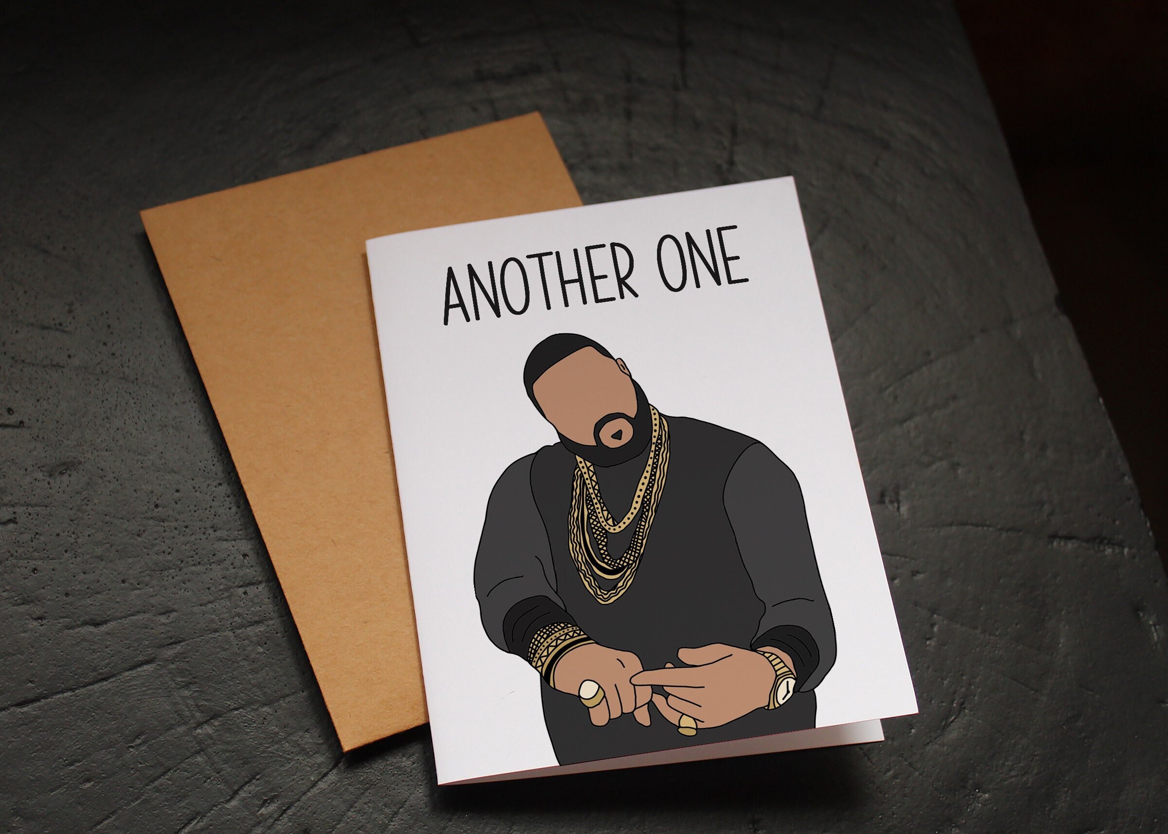 DJ Khaled, Funny Congrats Card, Congratulations you played yourself, cheeky  card, hip hop cards - 91A