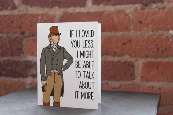 Mr. Knightley Card: Jane Austen Emma Anniversary Card