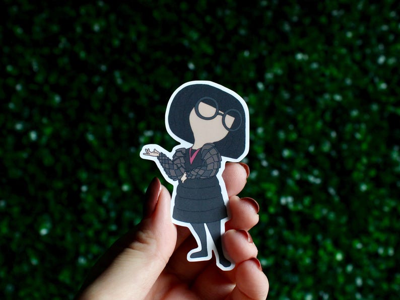 Edna Mode Sticker: the Incredibles Sticker, Waterproof Matte Decal ...