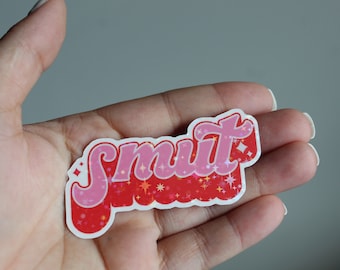 Groovy Glitter Smut Sticker: Waterproof Vinyl Decal