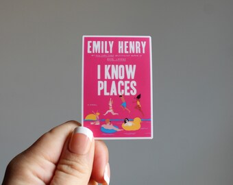 I Know Places Sticker: Emily Henry x Taylor Swift, Bookish Swiftie