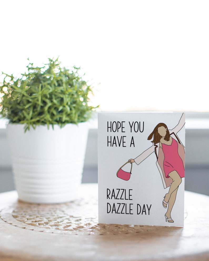 13 Going on 30 Card Razzle Dazzle Day Chick Flick Greeting Etsy