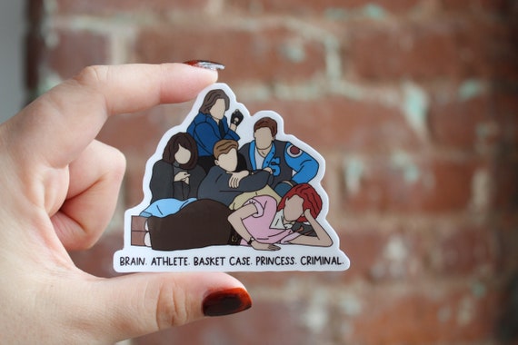 Breakfast Club Sticker: Waterproof Glossy Handmade Movie Decal
