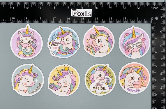 50Pcs Unicon Stickers Cute Stickers for Girls Kids – STKJoviale
