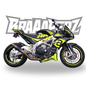 stickers graphics kit for Aprilia Tuono v4 1100 rr 2016-2020 image 8