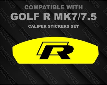 Pegatina compatible con la pinza de freno Golf R MK7 - 7.5