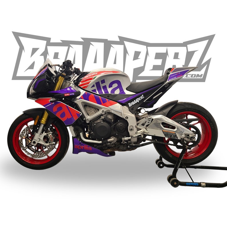 stickers graphics kit for Aprilia Tuono v4 1100 rr 2016-2020 image 6