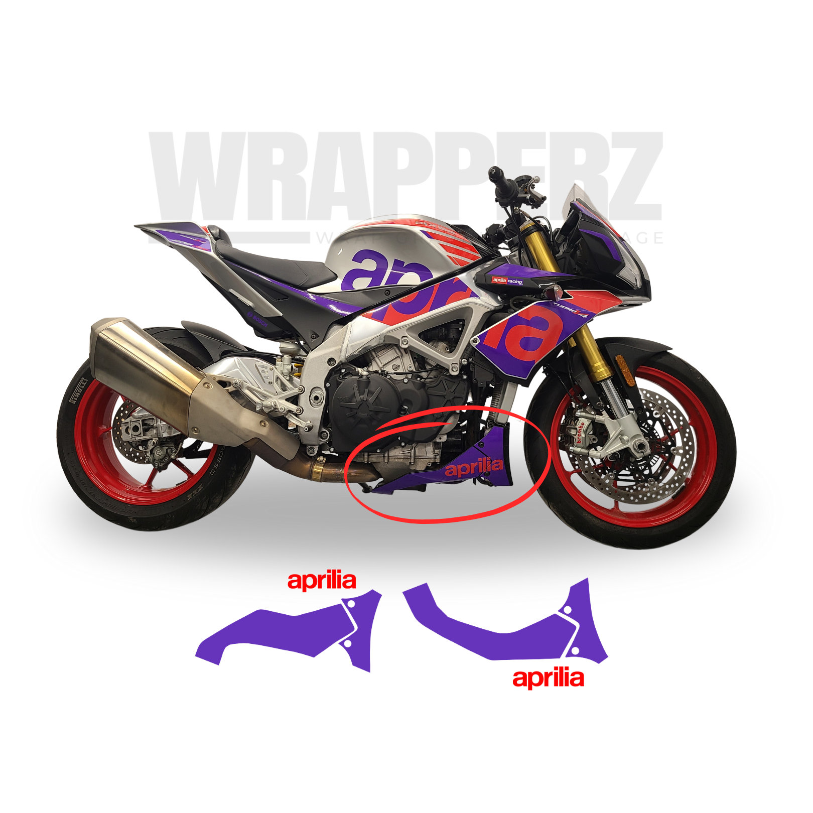 Amazon.com: Tank Pad Sticker for Aprilia APR RSV4 Tuono V4