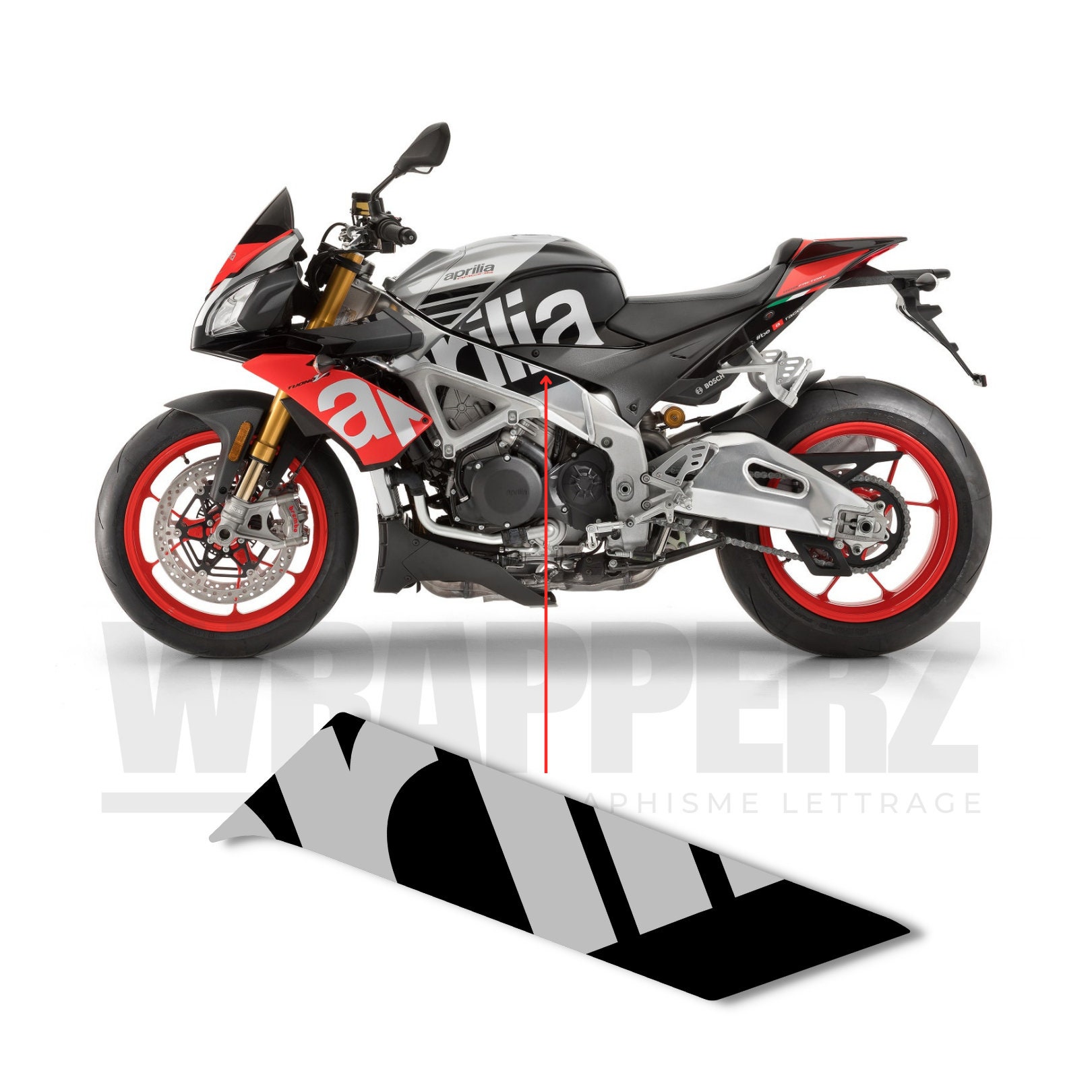 Stickers - Graphics Kit for Aprilia Tuono V4 1100 Rr 2016