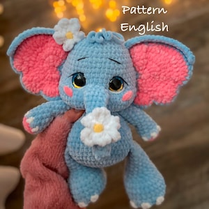 Elephant crochet Pattern/tutorial/digital PDF/English