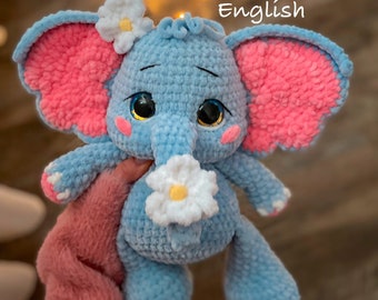 Elephant crochet Pattern/tutorial/digital PDF/English