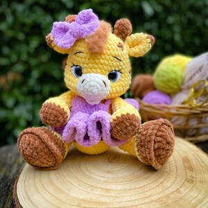 Giraffe Crochet Pattern/ low sew Amigurumi/ tutorial/ digital PDF/ENG image 3