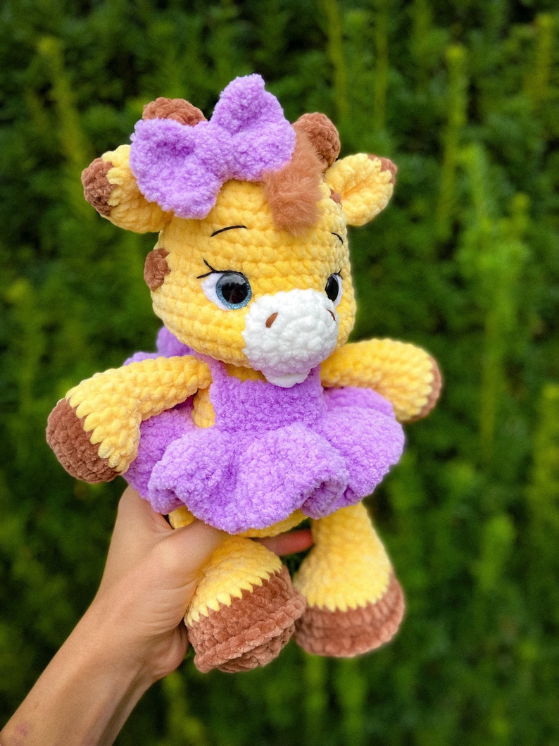 Giraffe Crochet Pattern/ low sew Amigurumi/ tutorial/ digital PDF/ENG image 5