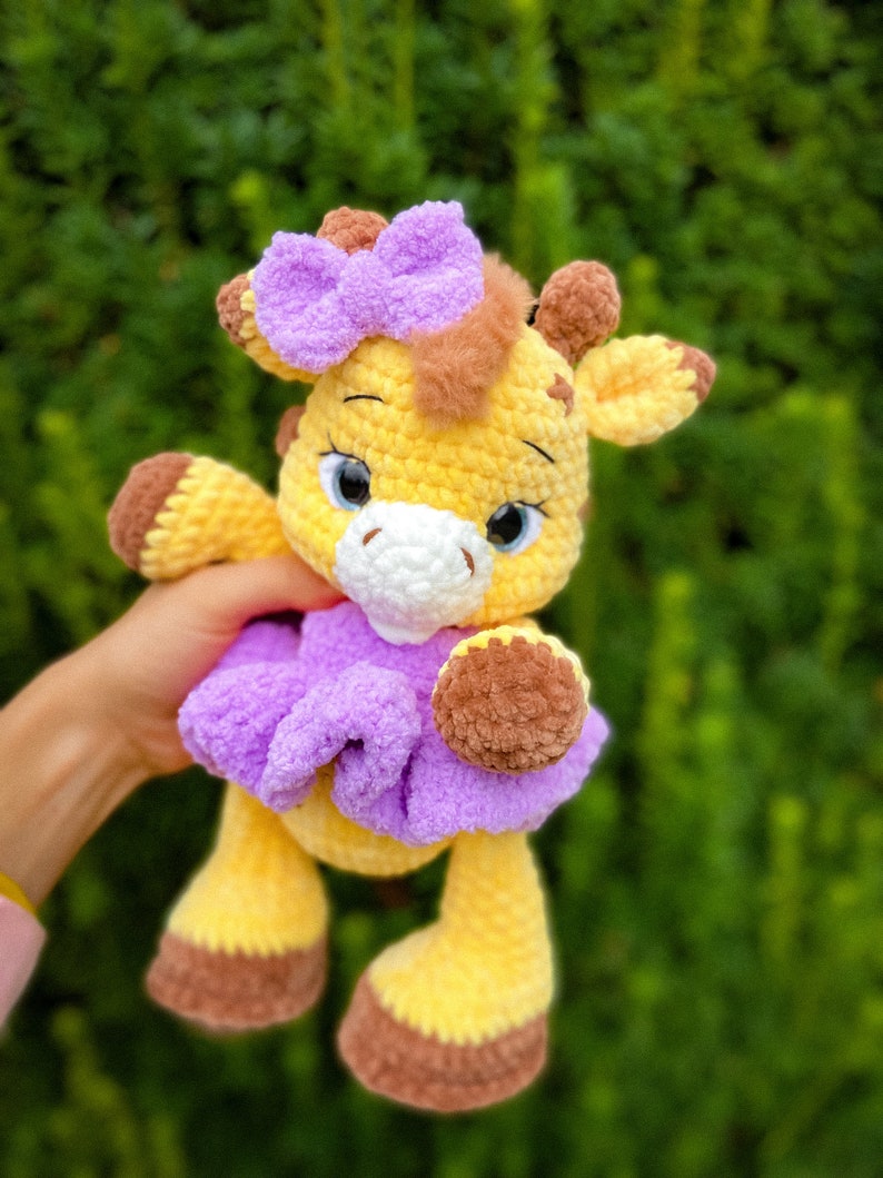 Giraffe Crochet Pattern/ low sew Amigurumi/ tutorial/ digital PDF/ENG image 6