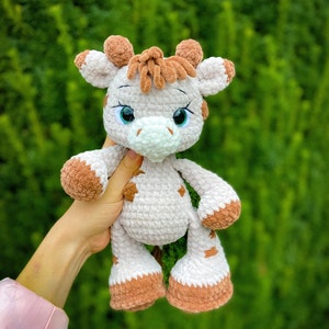 Giraffe Crochet Pattern/ low sew Amigurumi/ tutorial/ digital PDF/ENG image 4