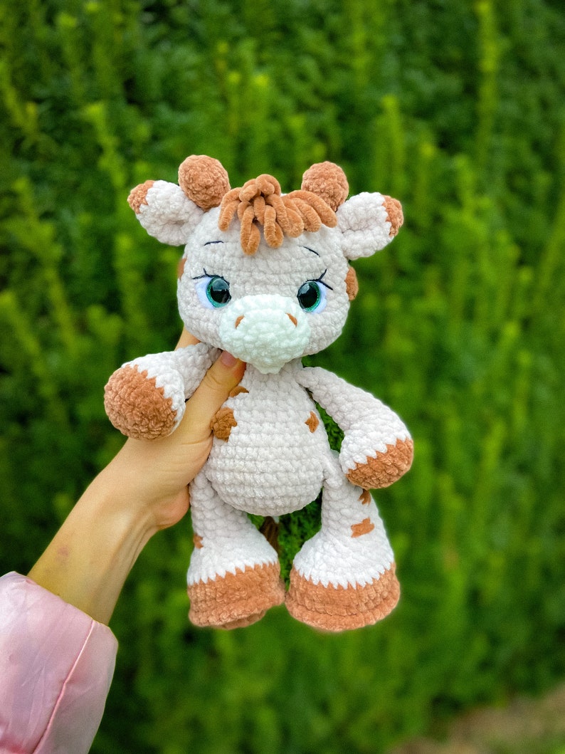 Giraffe Crochet Pattern/ low sew Amigurumi/ tutorial/ digital PDF/ENG image 4