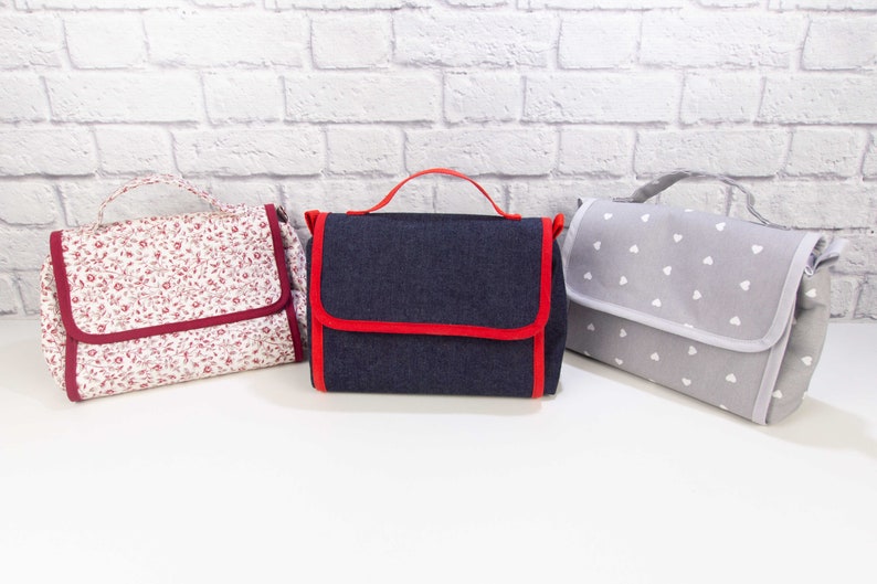 Cosmetic Bag Sewing Tutorial Makeup Bag Sewing Patern PDF Etsy