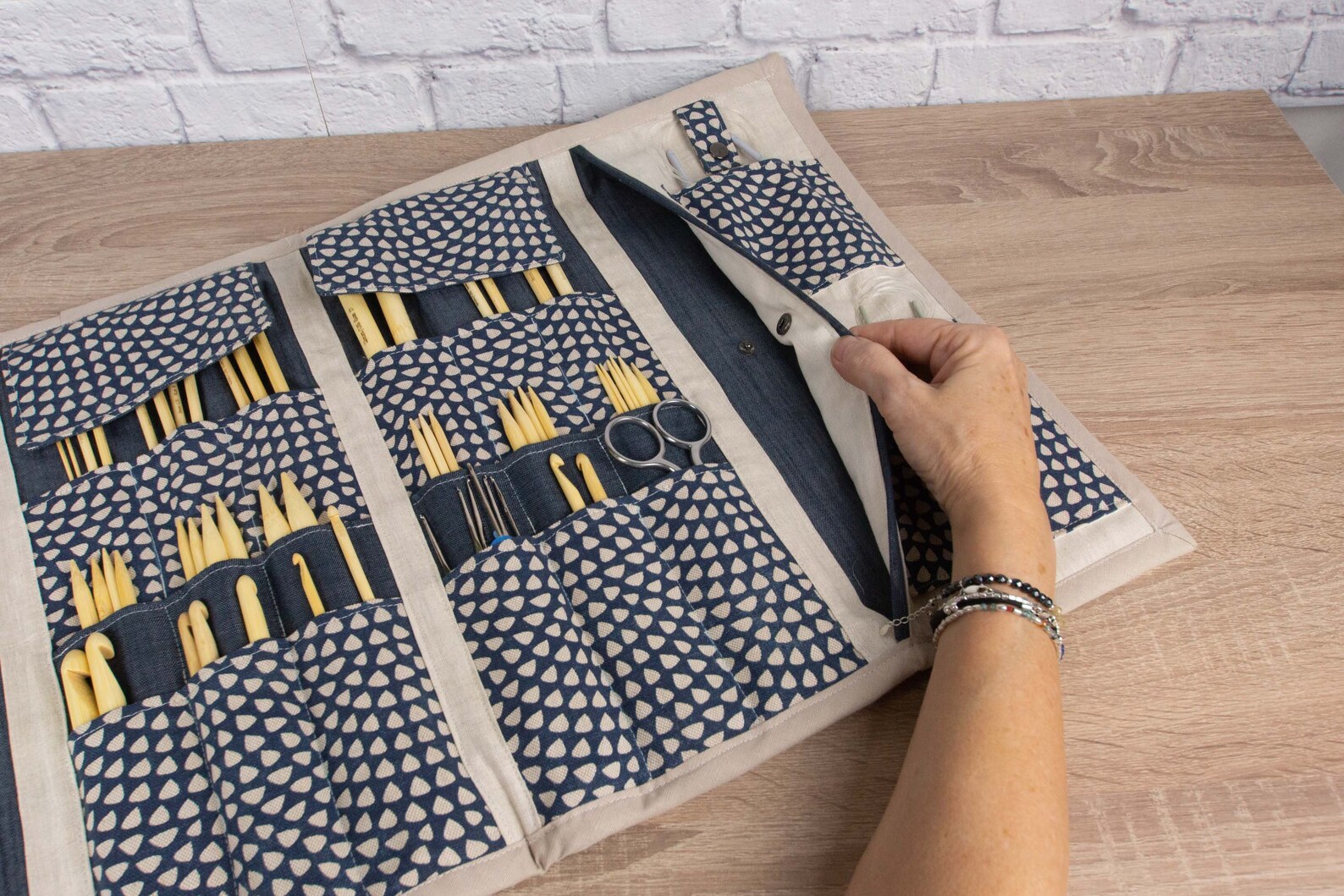 Knitting Needle Case Pattern Pdf Tutorial Knitting Needle Etsy