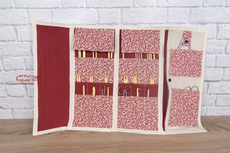 Knitting Needle Case Pattern Pdf Tutorial Knitting Needle Etsy