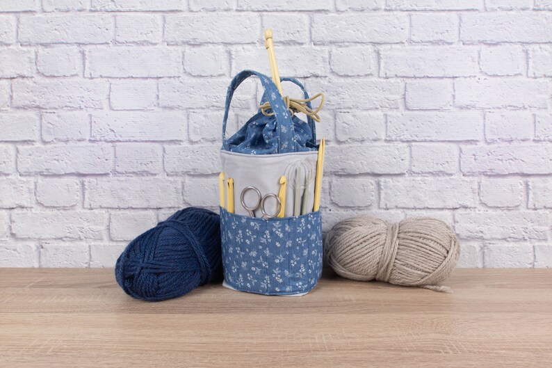 Knitting Needle Bag Pattern 3 Sizes Pdf Tutorial Sweing Etsy