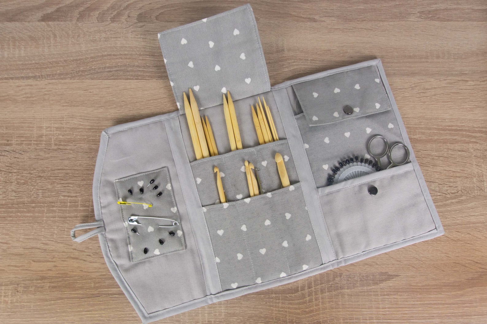 Knitting Needle Case Pdf, Sewing Patterns, Crochet Needle Holder Pattern, Knitting Needle Wrap