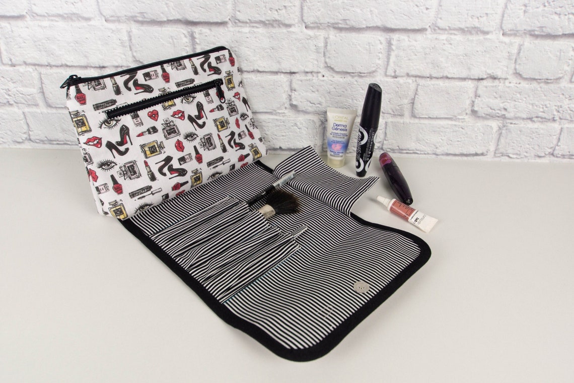 Makeup Bag Pattern Makeup Sewing Tutorial PDF Tutorial Etsy