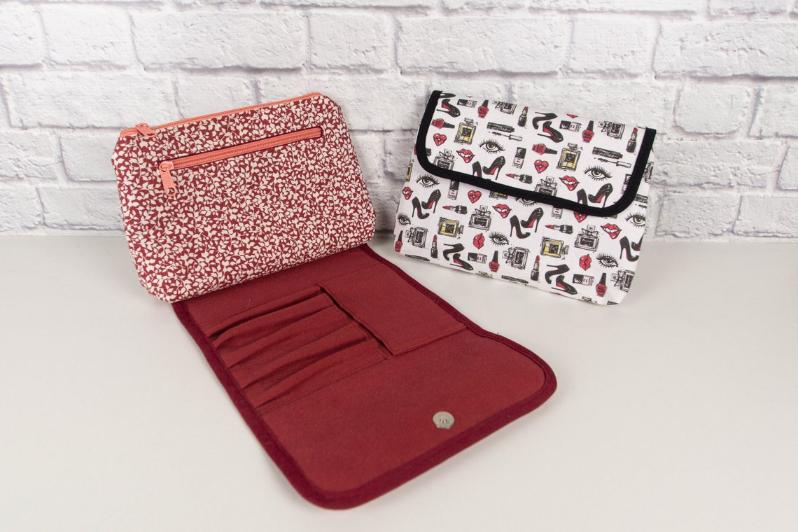 Makeup Bag Pattern Makeup Sewing Tutorial PDF Tutorial Etsy