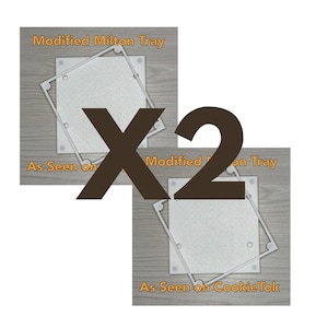 2 Modified Milton Trays as seen on #CookieTok Printing Service for Eddie Printers