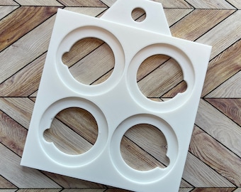 Milton Tray Printing Service Cookie-Circles 2" Top Plate