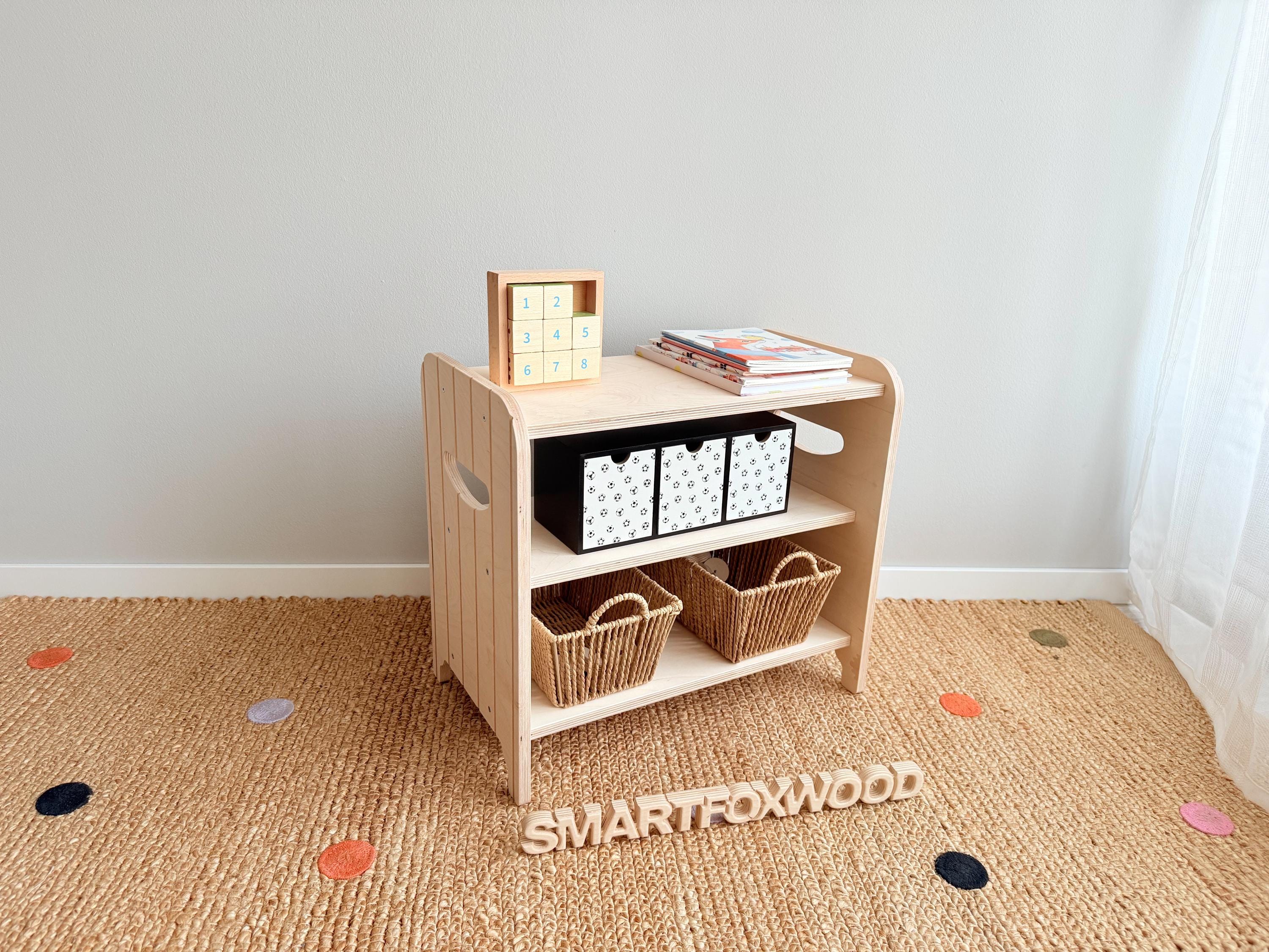 モンテッソーリ木製棚｜子供部屋用おもちゃ収納 - Etsy 日本