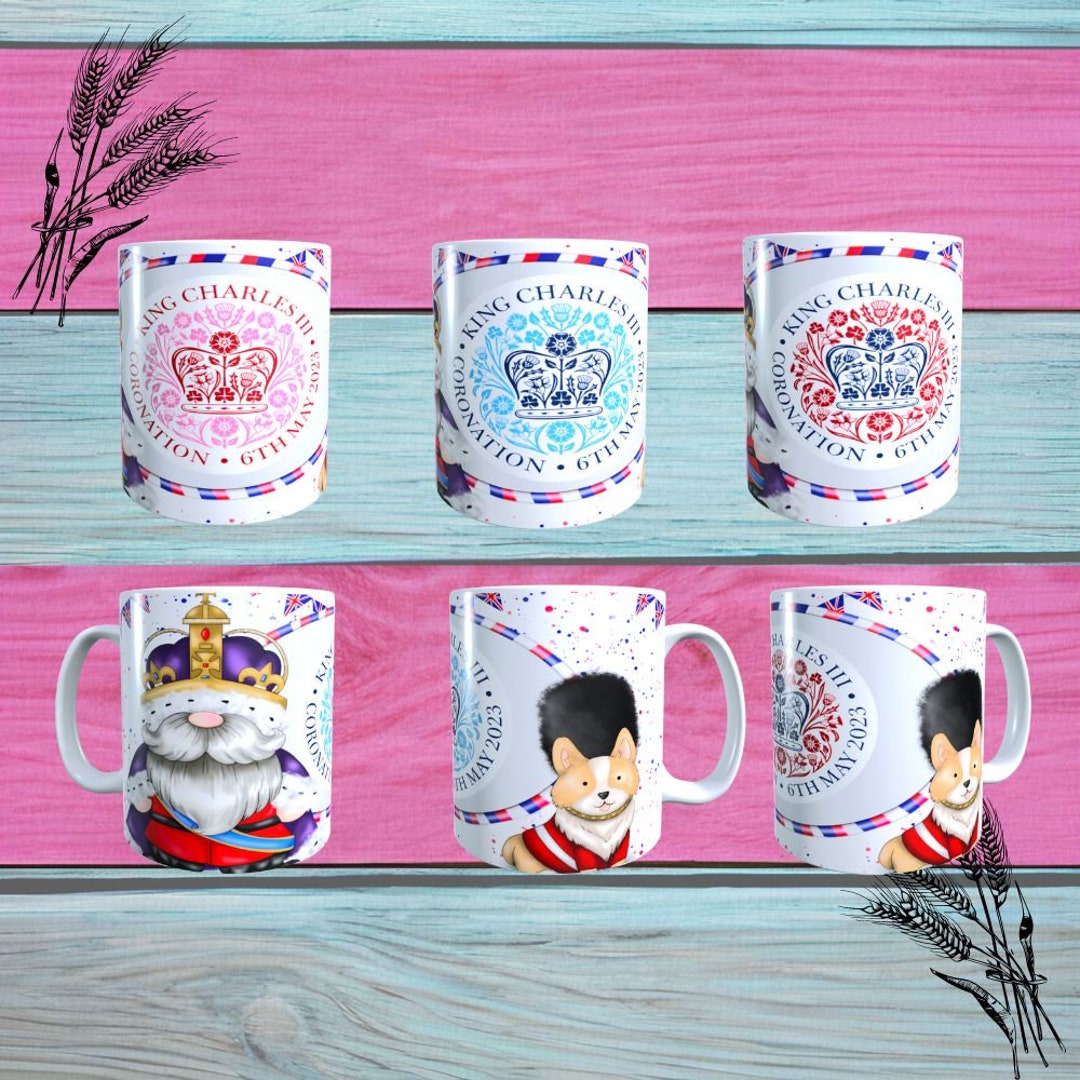 Novelty King Charles III Coronation Gnome Mug Official Etsy