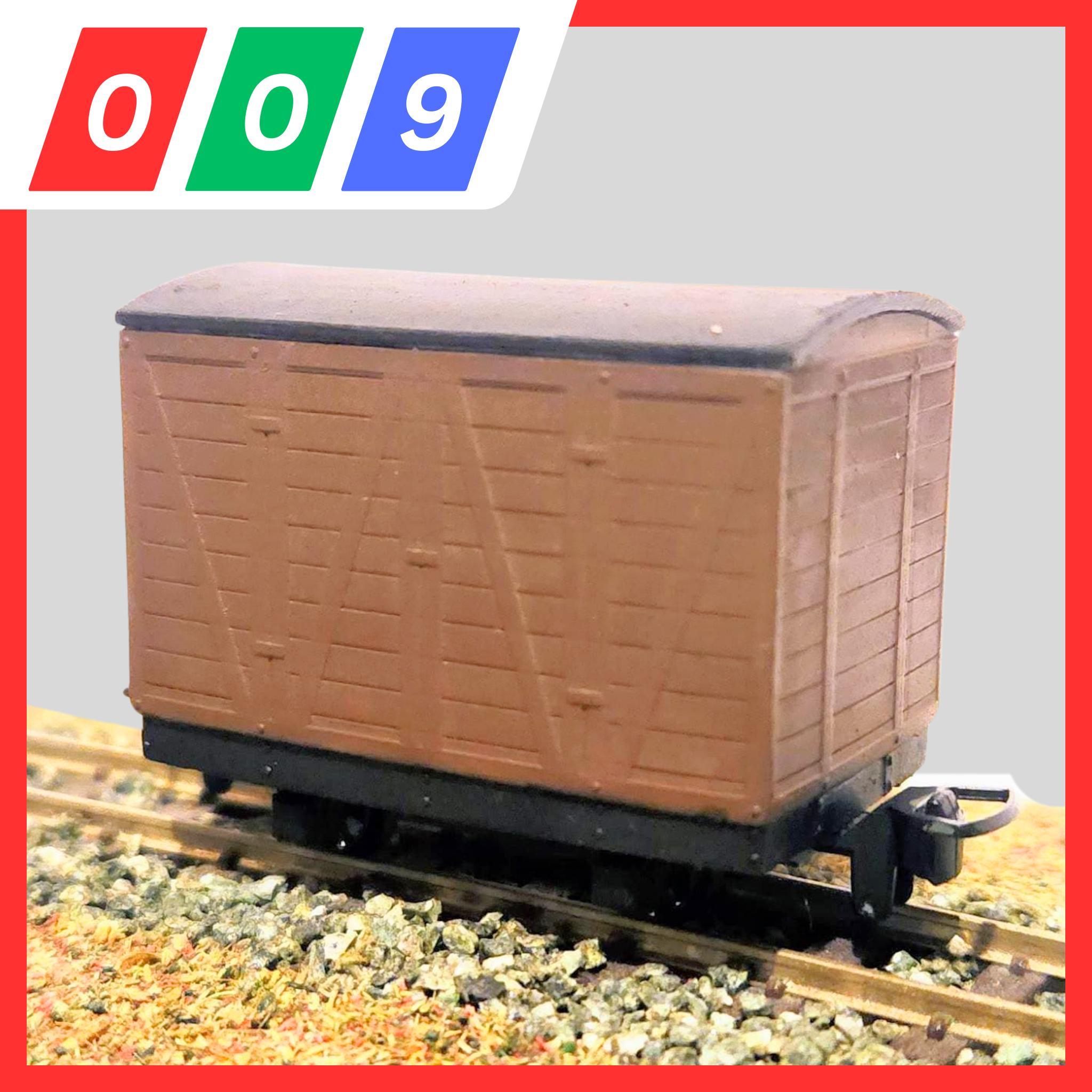 009 Standard Goods Van (double Pack) - 009 Narrow Gauge, 3D Printed Kit ...