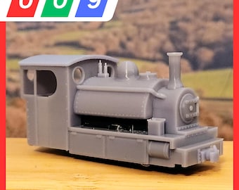 009 サドルタンク「アルバート」フリーランス蒸気トラム - KATO 11-109 シャーシに適合 - 009 ナローゲージ、3Dプリントキット