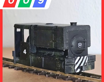 009 Narrow Gauge Steam Locomotive To Fit Kato Chassis