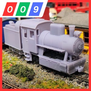 009 C2 'Shorty' Tramway Locomotive - Fits Kato 11-109 Chassis - 009 Narrow Gauge, 3D Printed Kit