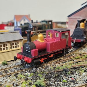 Padarn Railway Hunslet Locomotive - Fits Electrotren 0-6-0 Chassis - OO Gauge, 3D Printed Kit