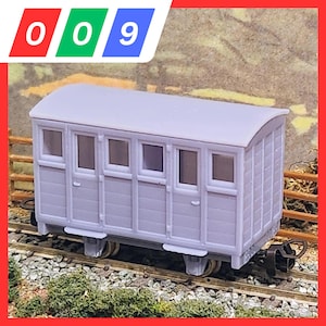 Carrozza passeggeri standard 009 (confezione doppia) - Scartamento ridotto 009, kit stampato in 3D