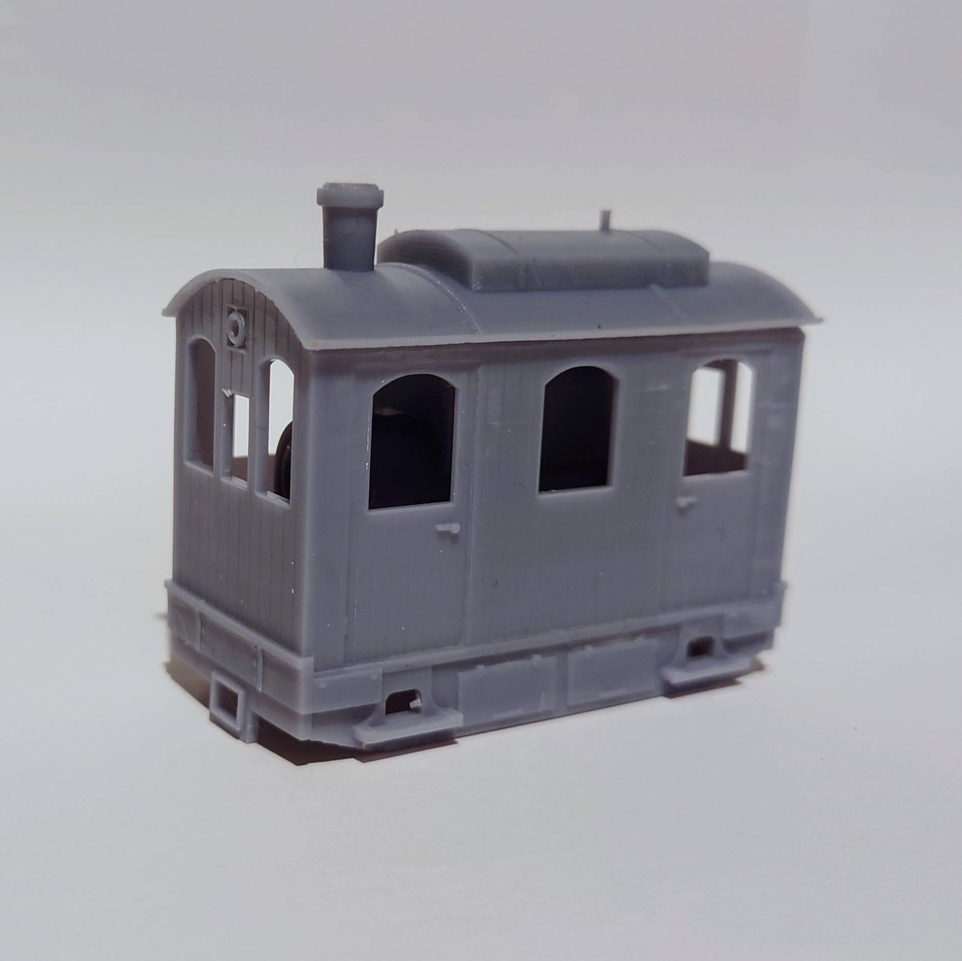 米国型ターボジェット機関車　鉄道模型（Ｎゲージ）未塗装3Dプリントキット ラピュタ 蒸気機関車 - KATO 11-109 シャーシに適合 - 009 ナ