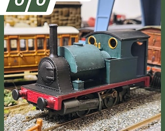 OO Saddle Tank 'Fallow' Locomotive - Fits Hornby or Dapol Pug Chassis - 00 Gauge, 3D Printed Kit