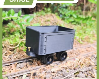 SM32 - 鉱山用トロッコ貨車キット。16mmスケールのガーデン鉄道用。