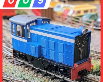 009 ダージリン NDM-6 ディーゼル機関車 - KATO 11-109 シャーシに適合 - 009 ナローゲージ、3Dプリントキット