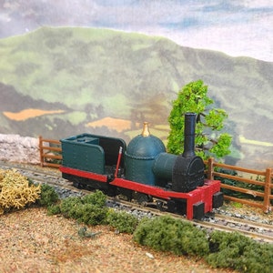 Pioneer Steam Locomotive - Fits TU-Koppel A Chassis - 009 Narrow Gauge, 3D Printed Kit