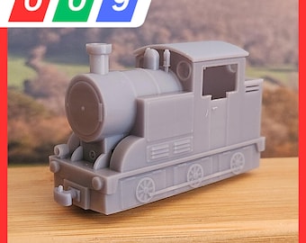 009 フリーランス「テーマパーク」ディーゼル機関車 - カトー11-109シャーシ対応 - 009狭軌、3Dプリントキット